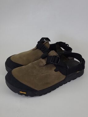 Bedrock Mountain Clog Nubuck Leather Green Unisex Men's 7 / Women's 8